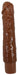 Gode vibrant Rufus Marron 20 x 4.3cm