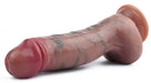 Gode Vibrant Skinnier Mario 14 x 4.6cm Marron