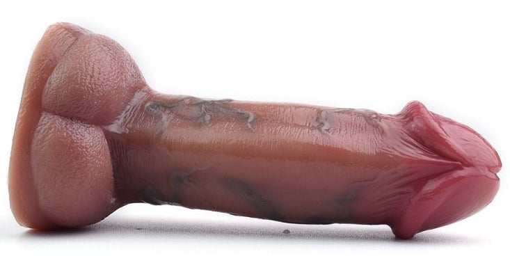 Gode Vibrant Skinnier Ugo 12.5 x 4.5 cm Marron