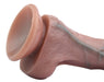 Gode Vibrant Skinnier Umberto 12 x 3.2cm Marron