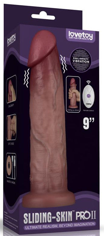 Gode vibrant Sliding-skin pro II 21 x 5cm