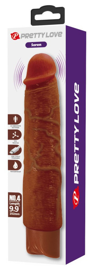 Gode vibrant Soren Marron 22 x 4.7cm