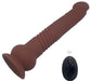 Gode vibrant The Commander 19 x 3.7cm Marron