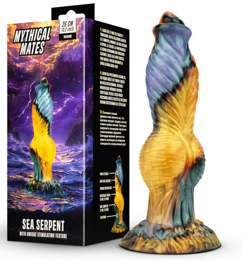 Gode Vibrant Va-et-Vient Sea Serpent 22 x 6.5cm