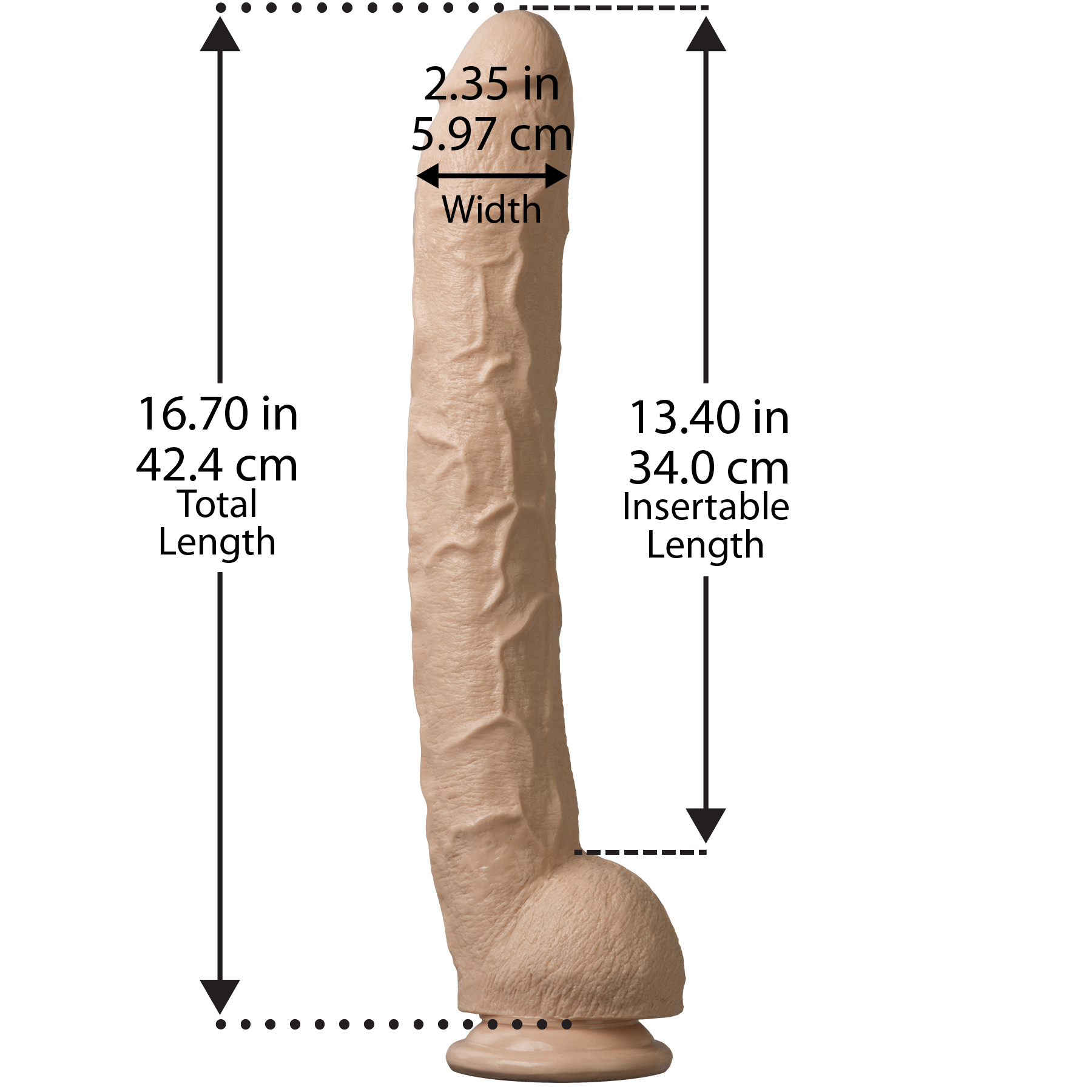 Gode XXL Dick Rambone 34 x 6.4 cm Chair