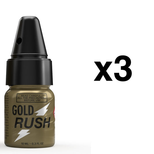 GOLD RUSH 10ml Bouchon Diffuseur x3