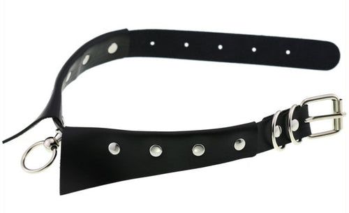 Collier GOTHIC RING Noir