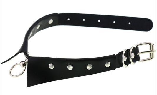 Collier GOTHIC RING Noir