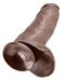 Gros gode King Cock 26 x 7.8 cm Brown