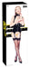 Guêpière Porte-Jarretelles VINYL BASQUE NECK Noire