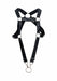 Harnais Cross Cockring Dngeon Noir