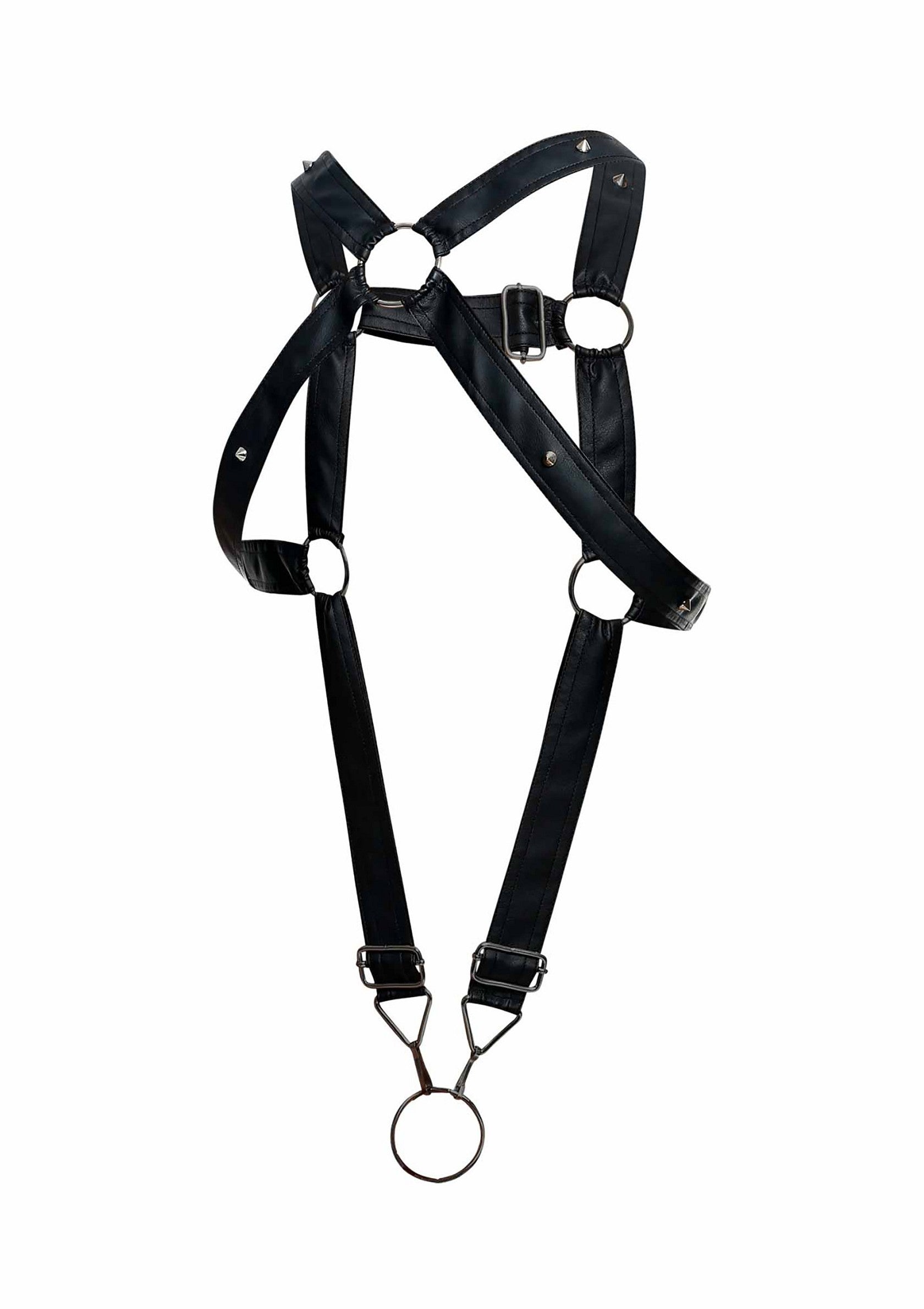 Harnais Cross Cockring Dngeon Noir