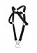 Harnais Cross Cockring Dngeon Noir