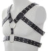 Harnais Double Belt Simili noir