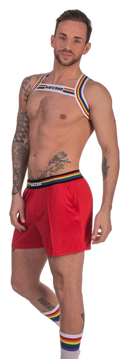 Harnais élastique Barcode Pride Blanc