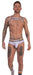 Harnais élastique Barcode Pride Blanc