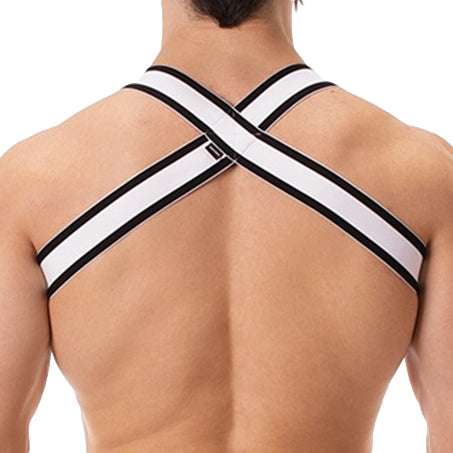 Harnais élastique Bottom Noir-Blanc