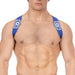 Harnais élastique Everette Bleu