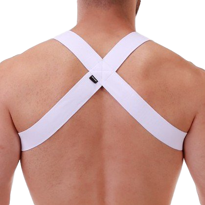 Harnais élastique Matt Blanc