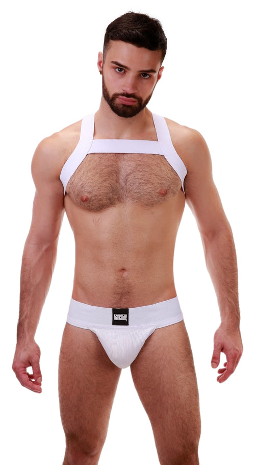 Harnais élastique Matt Blanc