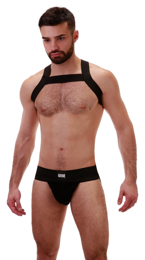 Harnais élastique Matt Noir