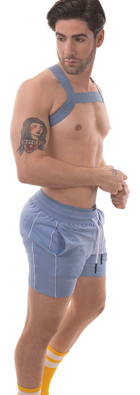 Harnais élastique Matt Pop Bleu