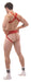 Harnais élastique Matt Pop Rouge