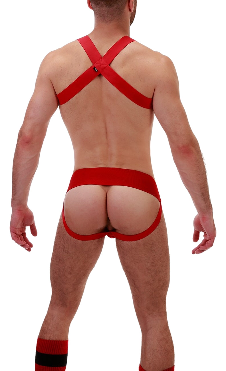 Harnais Élastique MATT Rouge