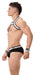 Harnais élastique TOP Noir-Blanc