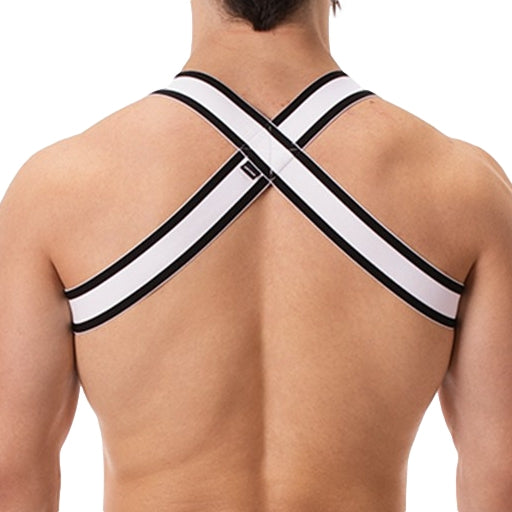 Harnais élastique TOP Noir-Blanc