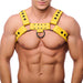 Harnais en cuir Snap Jaune