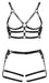Harnais En Cuir Torse et Cuisses Leatherset M/L