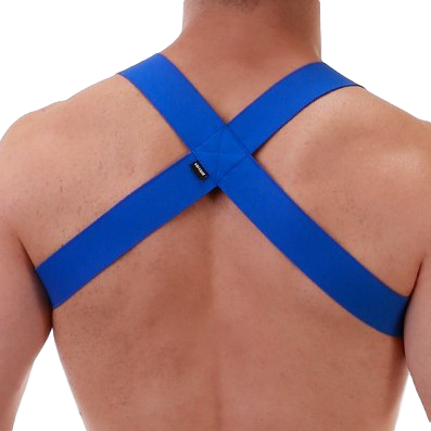 Harnais en élastique Matt Bleu