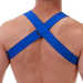 Harnais en élastique Matt Bleu