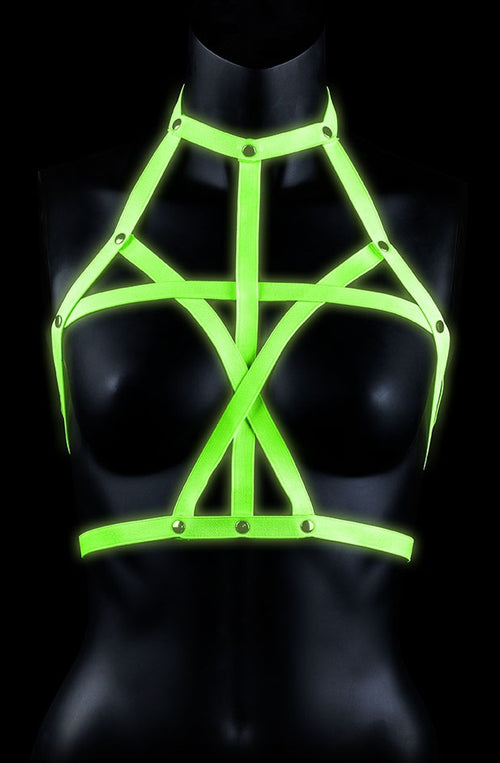 Harnais phosphorescent Bra Harness Glow
