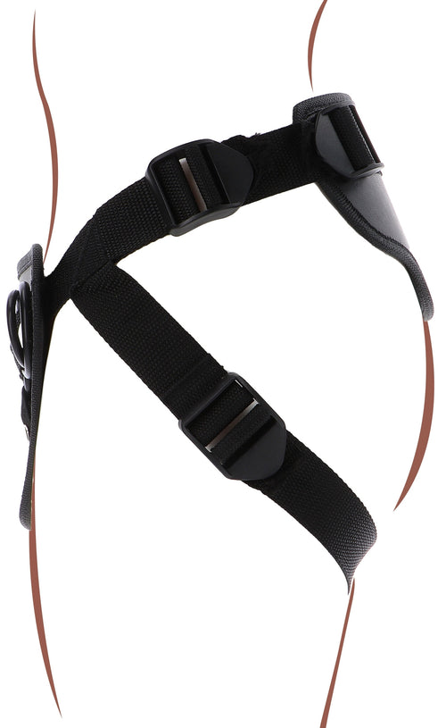 Harnais pour Gode ceinture Strap-On Deluxe Get Real Noir
