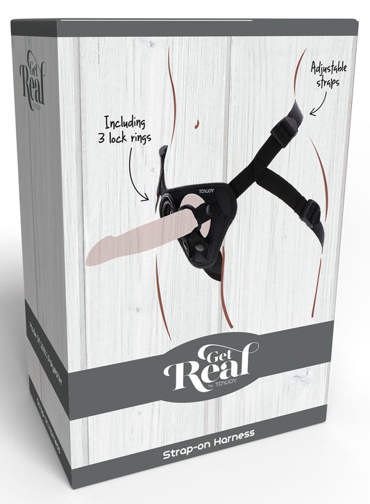 Harnais pour Gode ceinture Strap-On Get Real Noir