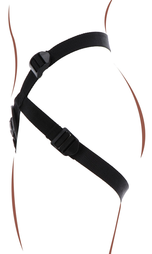 Harnais pour Gode ceinture Strap-On Get Real Noir