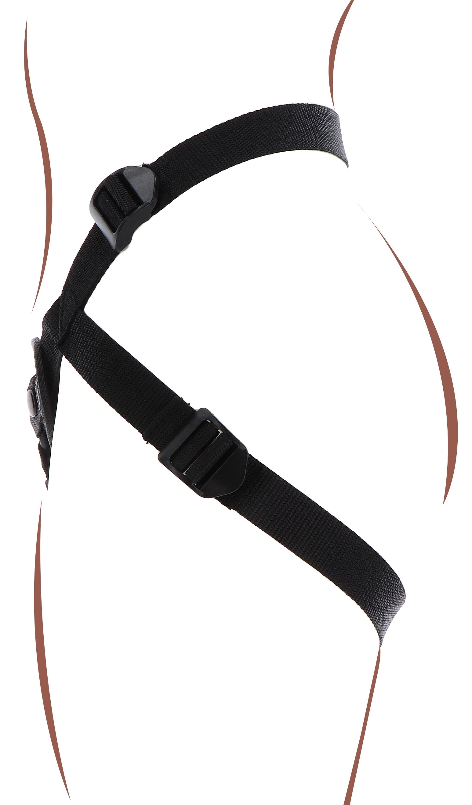 Harnais pour Gode ceinture Strap-On Get Real Violet