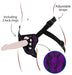Harnais pour Gode ceinture Strap-On Get Real Violet