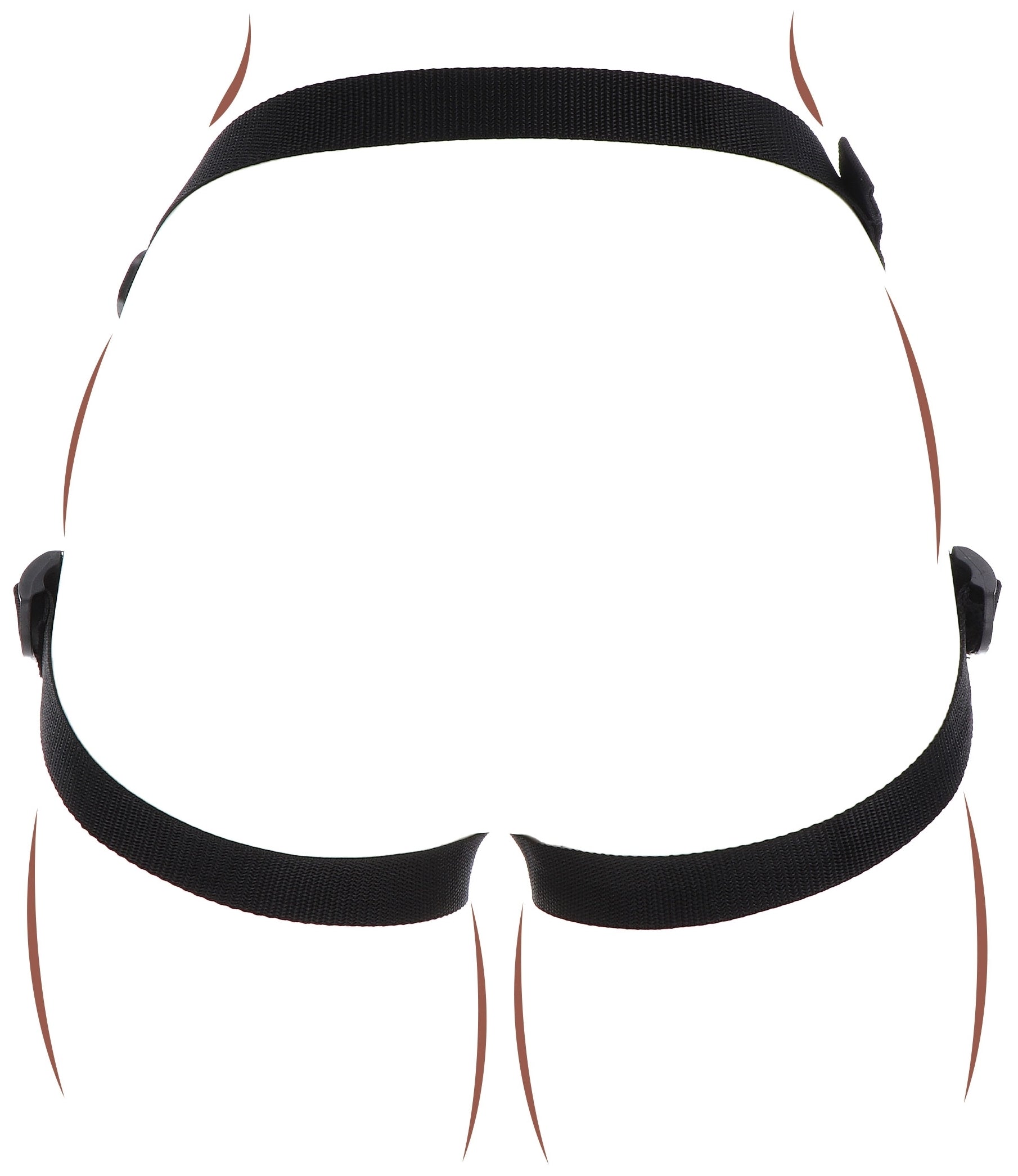 Harnais pour Gode ceinture Strap-On Get Real Violet