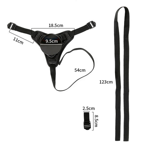 Harnais pour gode ceinture Suction Cup