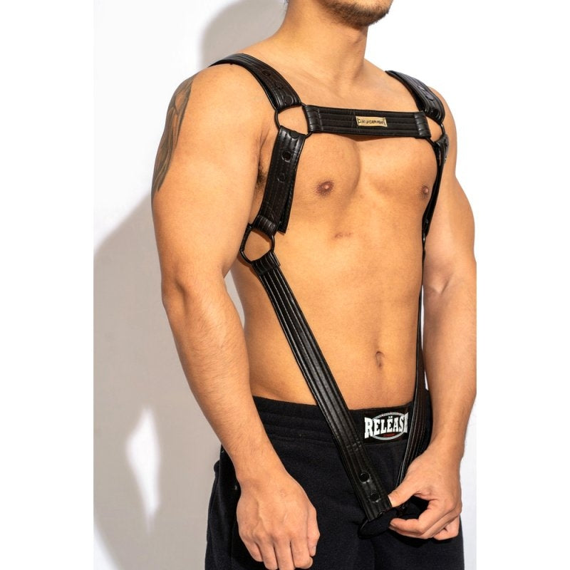 Harnais SEXY HARNESS Simili Noir