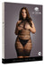 Robe sexy Grande Taille HIGH LACE Noire