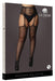 Bas avec porte-jarretelles HIGH WAIST Noirs