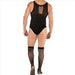 Combinaison bas TEDDY Tenue Sexy Noire