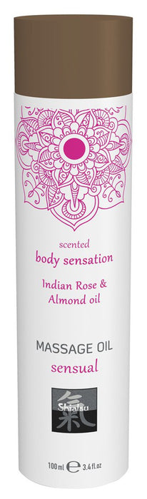 Huile de massage Erotic Rose et Amande 100mL