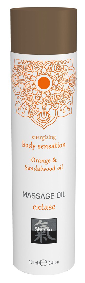Huile de massage Extase Orange 100mL