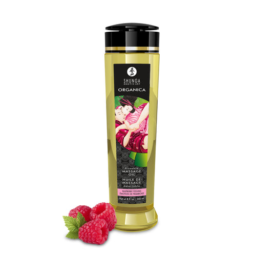 Huile de massage Kissable Framboise 240ml