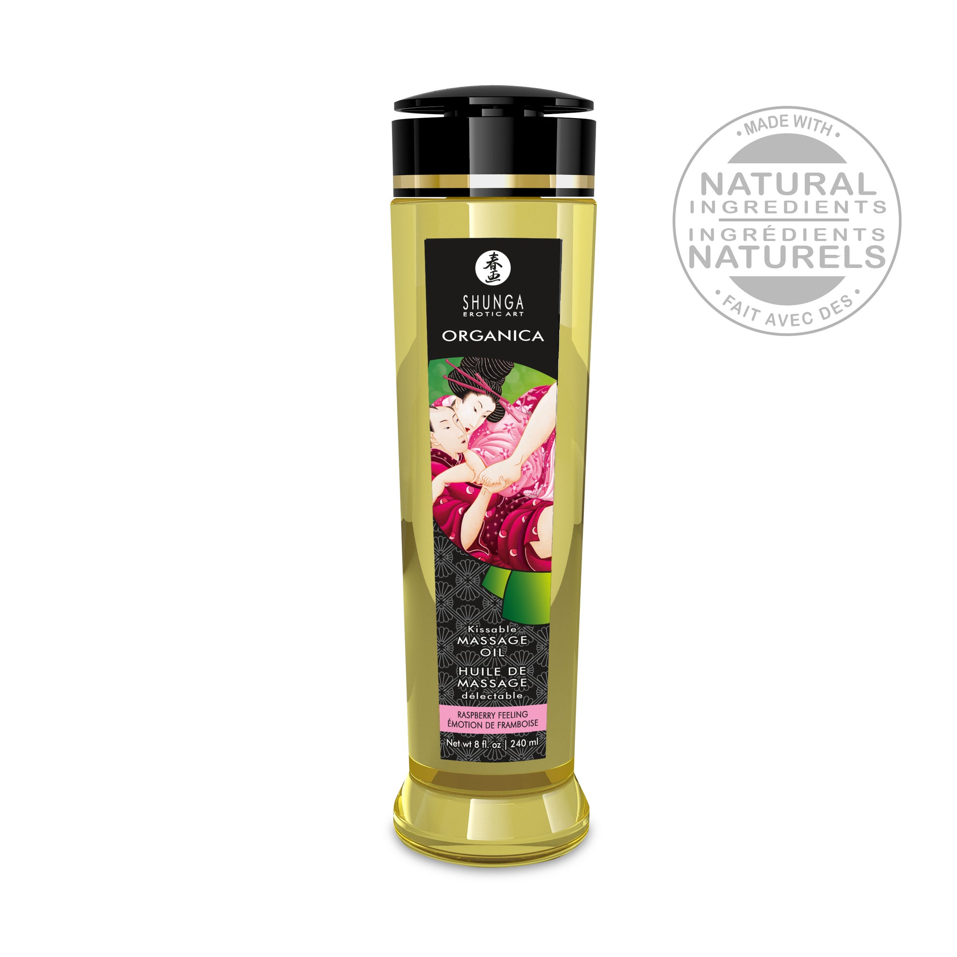 Huile de massage Kissable Framboise 240ml